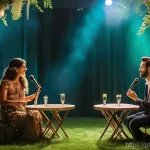 Home 19 현존 기반 공연 접근법을 활용한 성공적인 공연 기획 - **Prompt:** A magical and immersive indoor event space transformed into an enchanting forest. Soft, ...