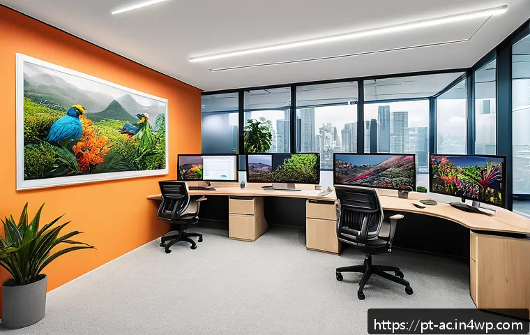 현존 기반 공연 접근법의 역사적 배경 - A vibrant, modern office setting in São Paulo, Brazil, showcasing a diverse team of professionals co...